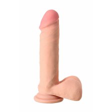 Реалистичный фаллоимитатор TOYFA RealStick Elite DILDO, TPR, телесный, 20 см