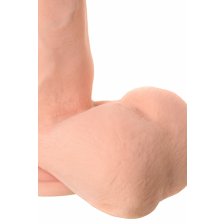 Реалистичный фаллоимитатор TOYFA RealStick Elite DILDO, TPR, телесный, 20 см