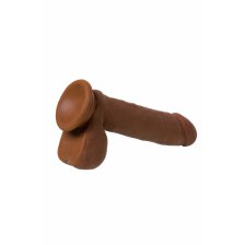 Фаллоимитатор TOYFA RealStick Elite Mulatto, реалистичный, на присоске, мулат, 16 см