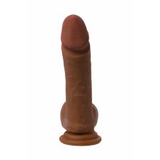 Фаллоимитатор TOYFA RealStick Elite Mulatto, реалистичный, на присоске, мулат, 16 см