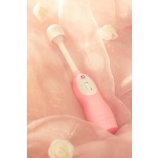 Вибромассажёр LaFree DENMA Magic Eyes, ABS пластик, розовый, 20.4 см
