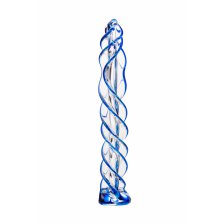 Нереалистичный фаллоимитатор Sexus Glass, стекло, прозрачный, 18,5 см