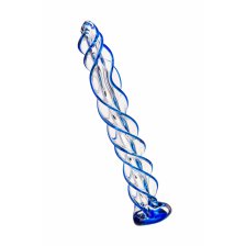 Нереалистичный фаллоимитатор Sexus Glass, стекло, прозрачный, 18,5 см