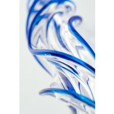 Нереалистичный фаллоимитатор Sexus Glass, стекло, прозрачный, 18,5 см