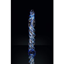 Нереалистичный фаллоимитатор Sexus Glass, стекло, прозрачный, 18,5 см