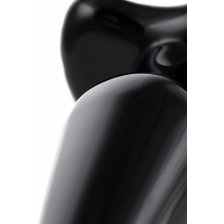 Анальная втулка Sexus Glass, стекло, чёрная, 11 см, Ø 4 см