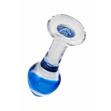 Анальная втулка Sexus Glass, стекло, прозрачная, 11,5 см, Ø 4 см