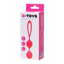 Вагинальные шарики A-Toys, розовые, Ø 3,1 см