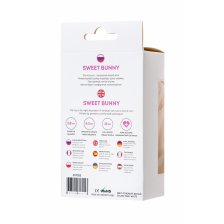 Анальная втулка с хвостом ToDo by Toyfa Sweet bunny, силикон, розово-белый, 13 см, Ø 2,8 см, 43 г