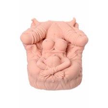 Мастурбатор реалистичный KOKOS ERICA, TPR, телесный, 18 см