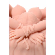 Мастурбатор реалистичный KOKOS ERICA, TPR, телесный, 18 см