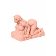 Мастурбатор реалистичный KOKOS ISABEL, TPR, телесный, 26 см