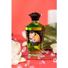 Масло для массажа Shunga Organic Exotic Green Tea, разогревающее, с ароматом зелёного чая, 100 мл