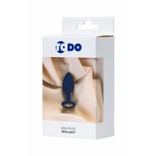 Анальный страз ToDo by Toyfa Brilliant, синий, 7 см