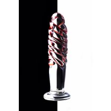 Анальная втулка Sexus Glass, стекло, прозрачная, 15,5 см, Ø 3,5 см