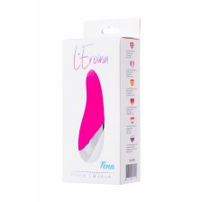 Вибромассажер L'EROINA, силикон, розовый, 11 см