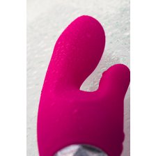 Вибратор с клиторальным стимулятором L'EROINA силикон, розовый, 18 см