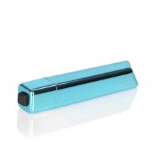 Вибропуля Krōma Bullet Vibrator Teal, голубая