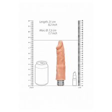 Фаллоимитатор с вибрацией Vibrating Dildo 20 см