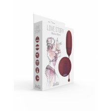 Виброяйцо на пульте управления Love Story Mata Hari Wine Red