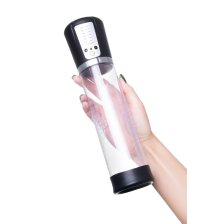 Автоматическая помпа для пениса Sexus Men Expert Sigurd, ABS-пластик, черная, 29 см