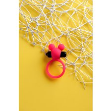 Виброкольцо на пенис A-Toys by TOYFA, розовое