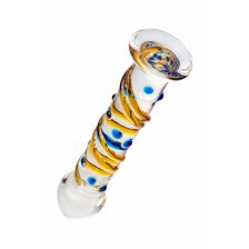 Нереалистичный фаллоимитатор Sexus Glass, стекло, 17,5 см