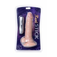 Реалистичный вибратор TOYFA RealStick Nude 12 режимов вибрации