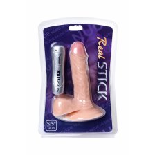Реалистичный вибратор TOYFA RealStick Nude, 12 режимов вибрации