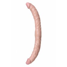 Двусторонний фаллоимитатор TOYFA RealStick Nude 42,5 см