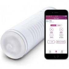 Мастурбатор нереалистичный LOVENSE Max 2, TPE, белый, 24 см