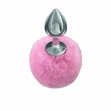 Анальная Пробка с Хвостом Diamond Twinkle Pink