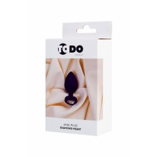 Анальная втулка ToDo by Toyfa Diamond Heart, 7 см