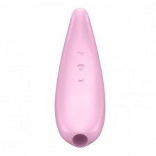 Вакуумный вибростимулятор Satisfyer Curvy 3+ Pink с дистанционном управлением