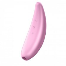Вакуумный вибростимулятор Satisfyer Curvy 3+ Pink с дистанционном управлением