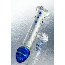 Нереалистичный фаллоимитатор Sexus Glass, стекло, 18 см