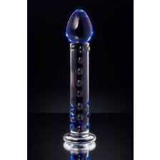 Нереалистичный фаллоимитатор Sexus Glass, стекло, 18 см