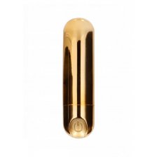 Перезаряжаемая вибропуля BGT - 7 Speed золотистая