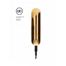 Перезаряжаемая вибропуля BGT - 7 Speed золотистая