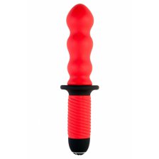 Анальный вибратор Black & Red by TOYFA, 10 режимов вибрации