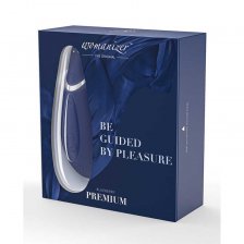 Бесконтактный клиторальный стимулятор Womanizer Premium, синий