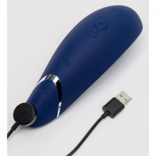 Бесконтактный клиторальный стимулятор Womanizer Premium, синий