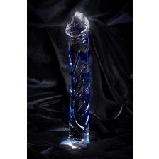 Нереалистичный фаллоимитатор Sexus Glass, стекло, 17 см