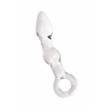Анальная втулка Sexus Glass, стекло, 18 см