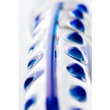 Двусторонний фаллоимитатор Sexus Glass, стекло, 20 см