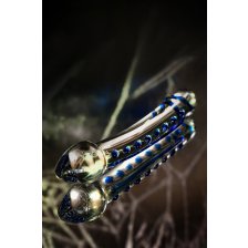 Двусторонний фаллоимитатор Sexus Glass, стекло, 20 см