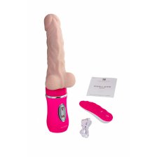 Реалистичный вибратор Ailighter Telescopic lover с пультом ДУ