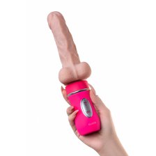 Реалистичный вибратор Ailighter Telescopic lover с пультом ДУ