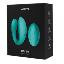 Перезаряжаемый вибратор для пар с пультом Helen, 10 режимов