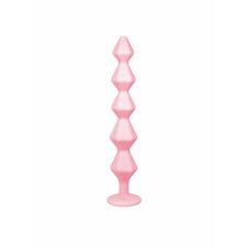 Анальная Цепочка с Кристаллом Emotions Chummy Pink